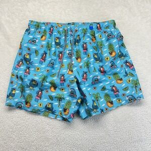 Boardies Swim Trunks Large‎ Cartoons Pineapple Swimsuit Blue